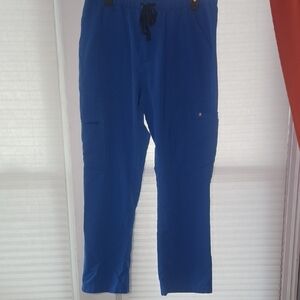 Men's Figs Cairo - Blue Cargo Scrub Pants - L
